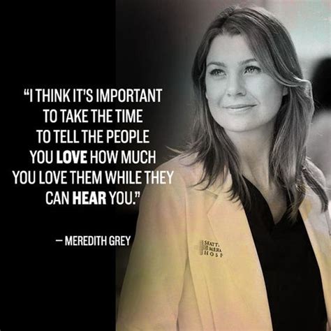 meredith grey's anatomy quotes|meredith gray death episode.